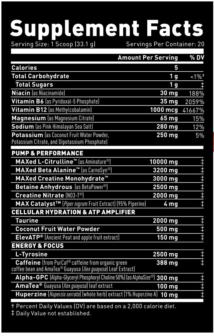 PRÉ TREINO KAGED ELITE 662G