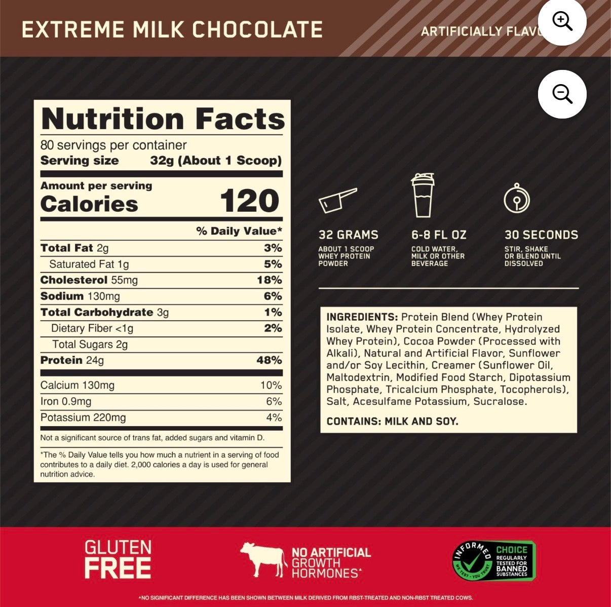 GOLD STANDARD WHEY ON CHOCOLATE - 2.56KG