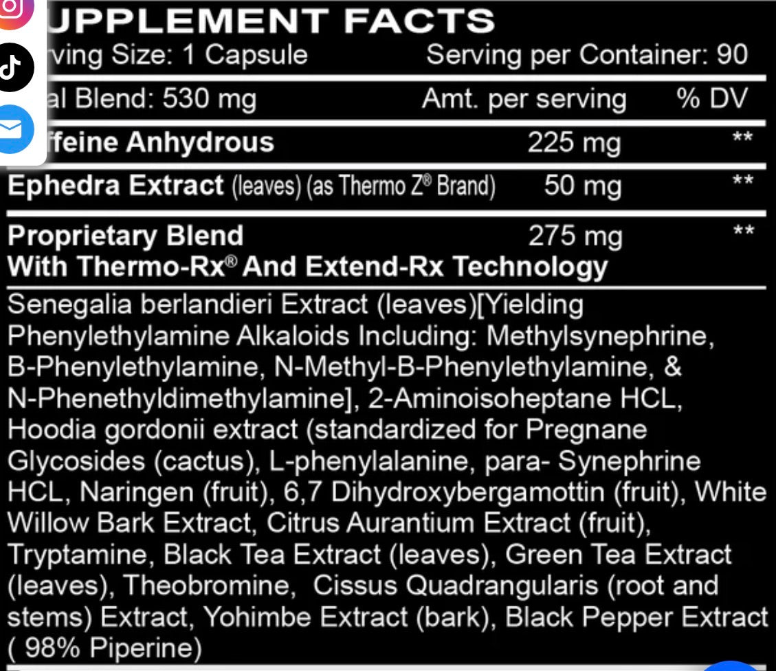 TERMOGÊNICO DIABLOS ECA FIRE - 90 CAPSULES