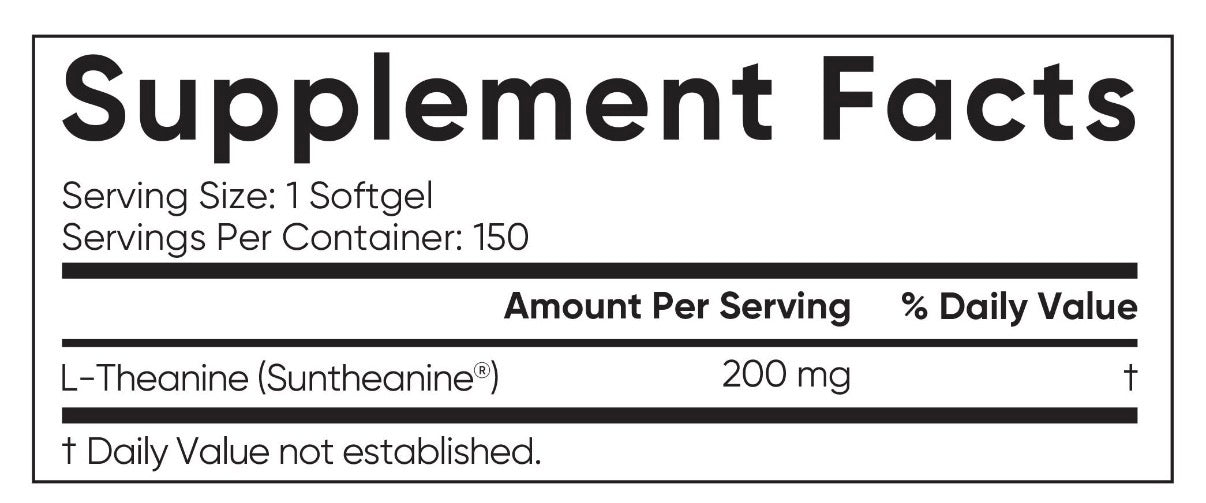 L-THEANINE 200MG - 150 DOSES