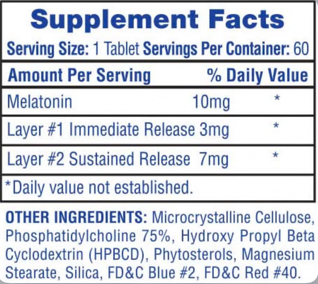 MELATONINA HI-TECH 10MG - 60 TABLETES