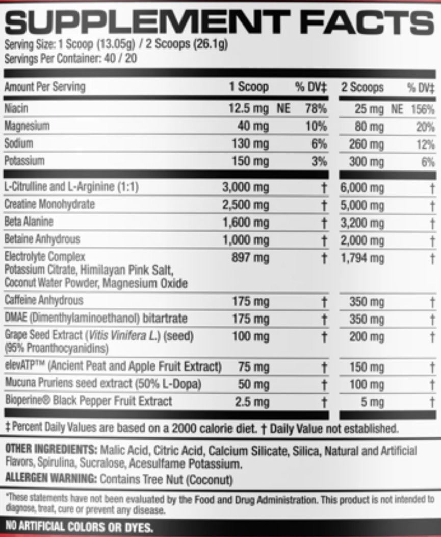 PRÉ TREINO NITRO LIFT - 525G