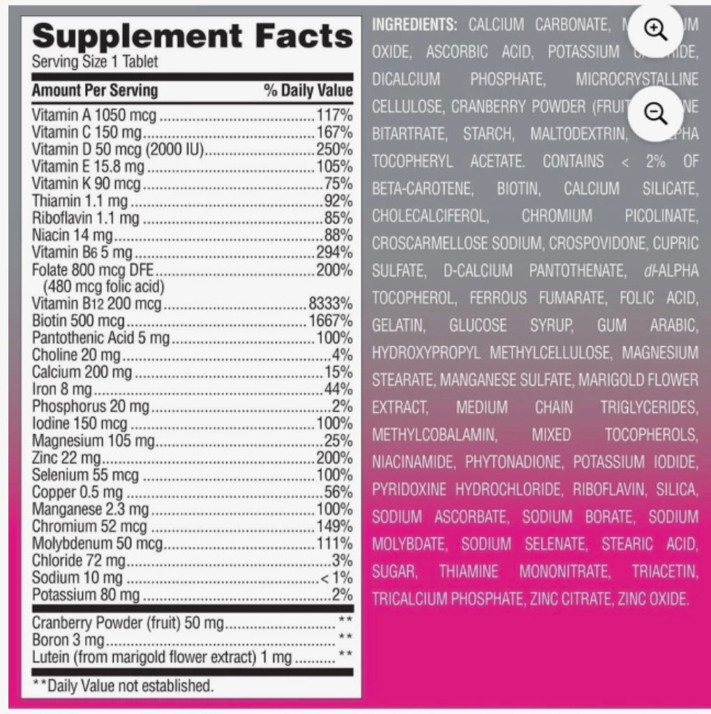 MULTIVITAMINICO MULHERES 50+ - 275 DOSES