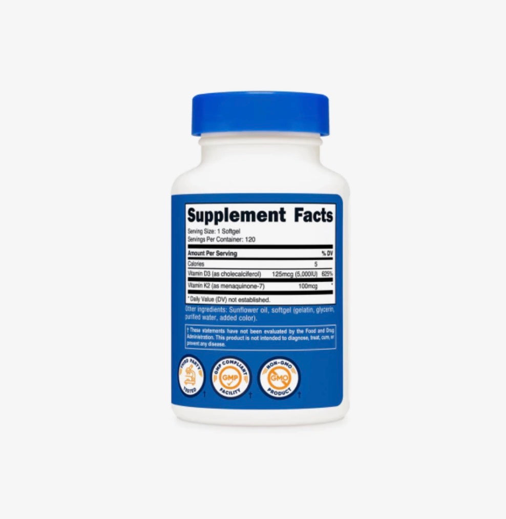 VITAMINA K2 + D3 - 120 DOSES