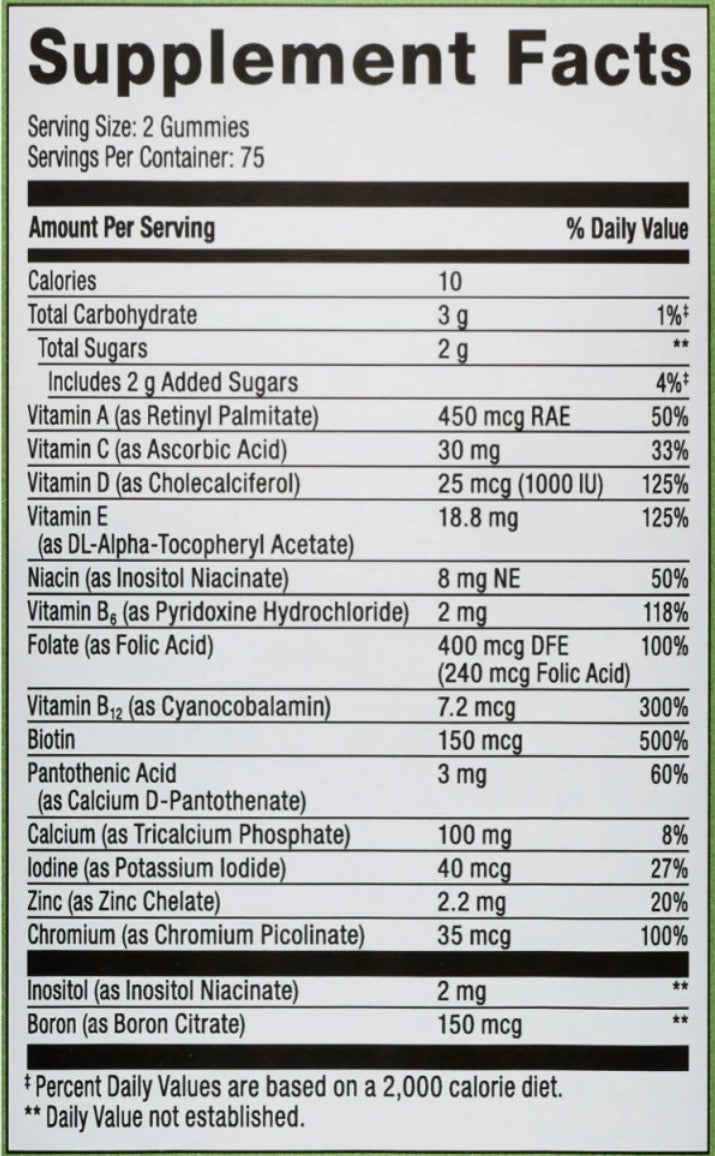 MULTIVITAMINICO MULHERES 150 GUMMIES