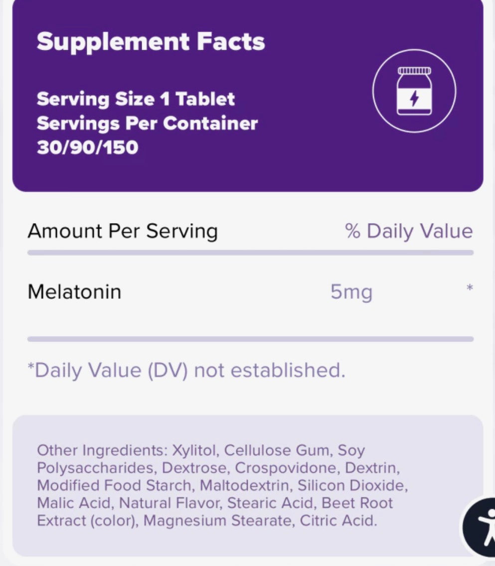 MELATONINA NATROL 5MG MASTIGÁVEL - 90 TABLETES