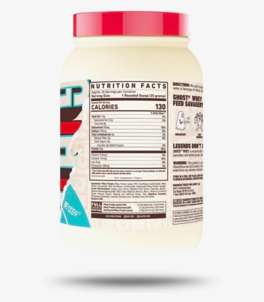 GHOST WHEY MARSHMALLOW CEREAL MILK - 924G