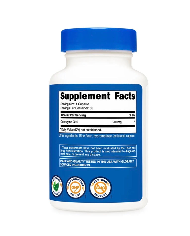 COENZIMA Q10 NUTRICOST 200MG - 60 CAPSULAS