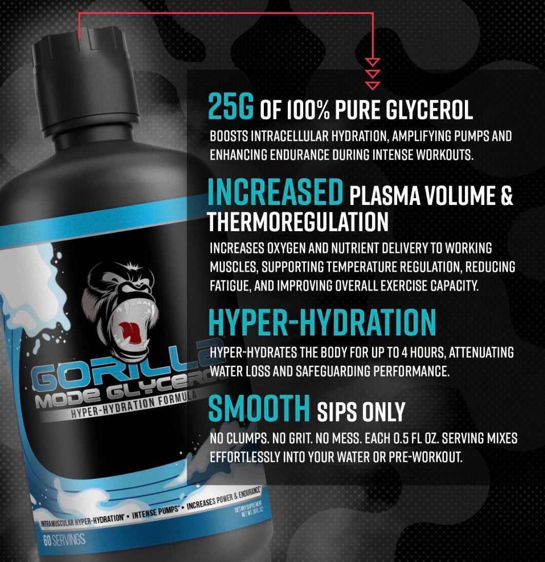GORILLA MODE GLYCEROL - 60 DOSES
