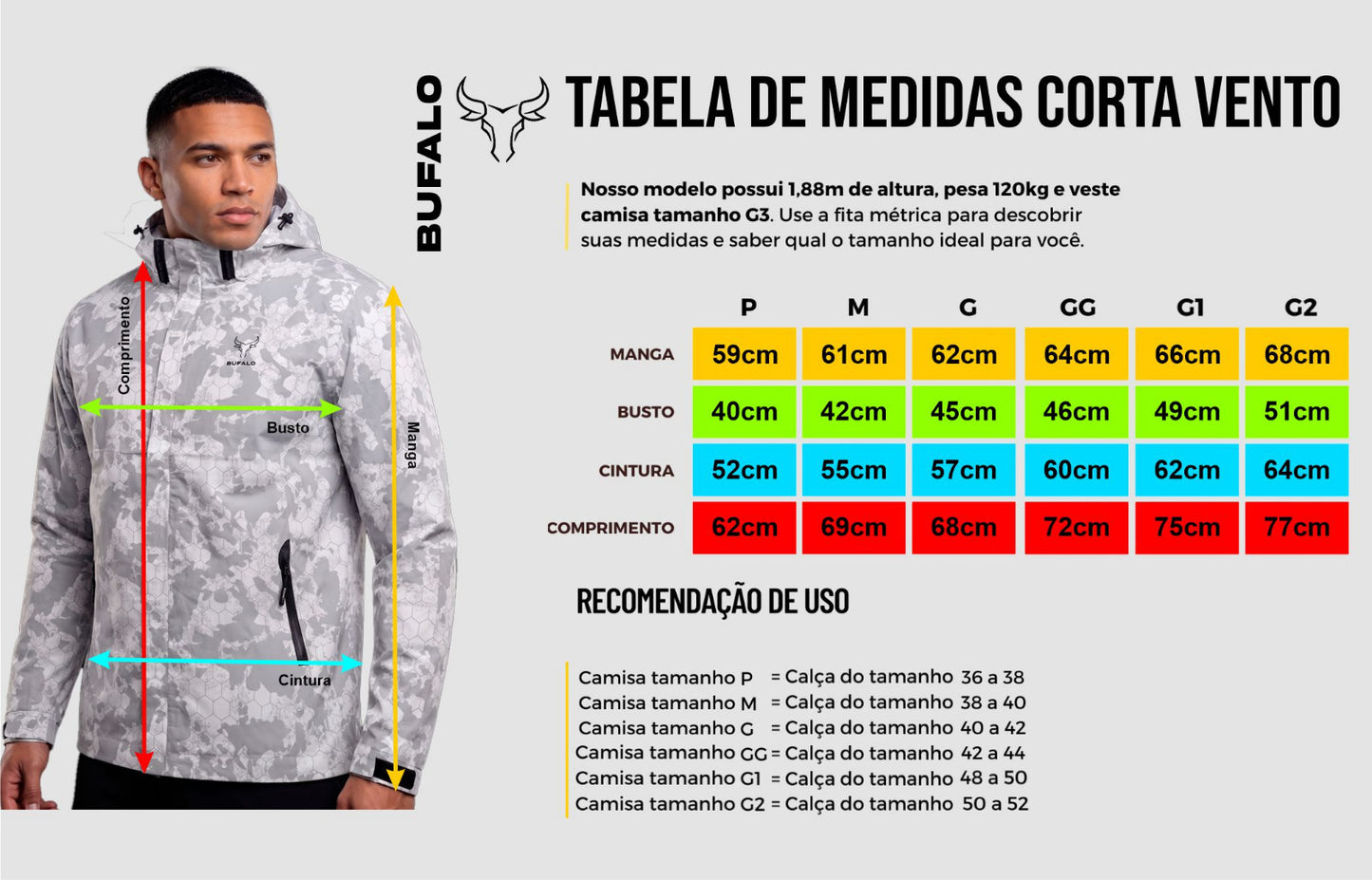 CORTA VENTO CAMUFLADA CINZA