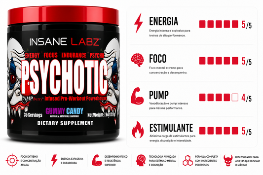 PRÉ TREINO PSYCHOTIC IMPORTADO - 217G