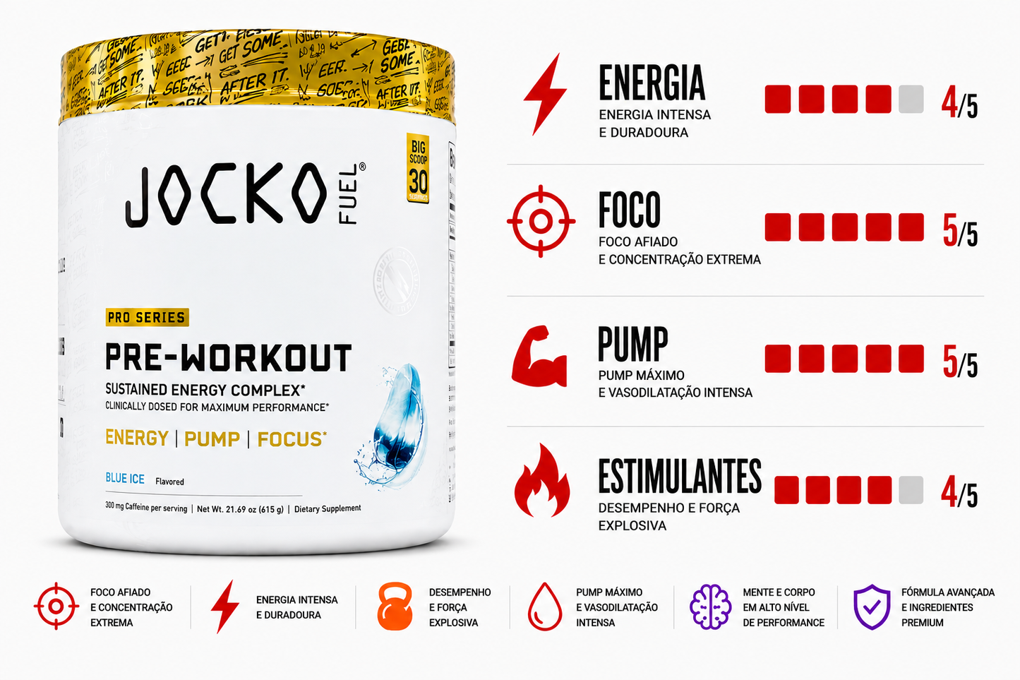 PRÉ TREINO JOCKO FUEL - 615G
