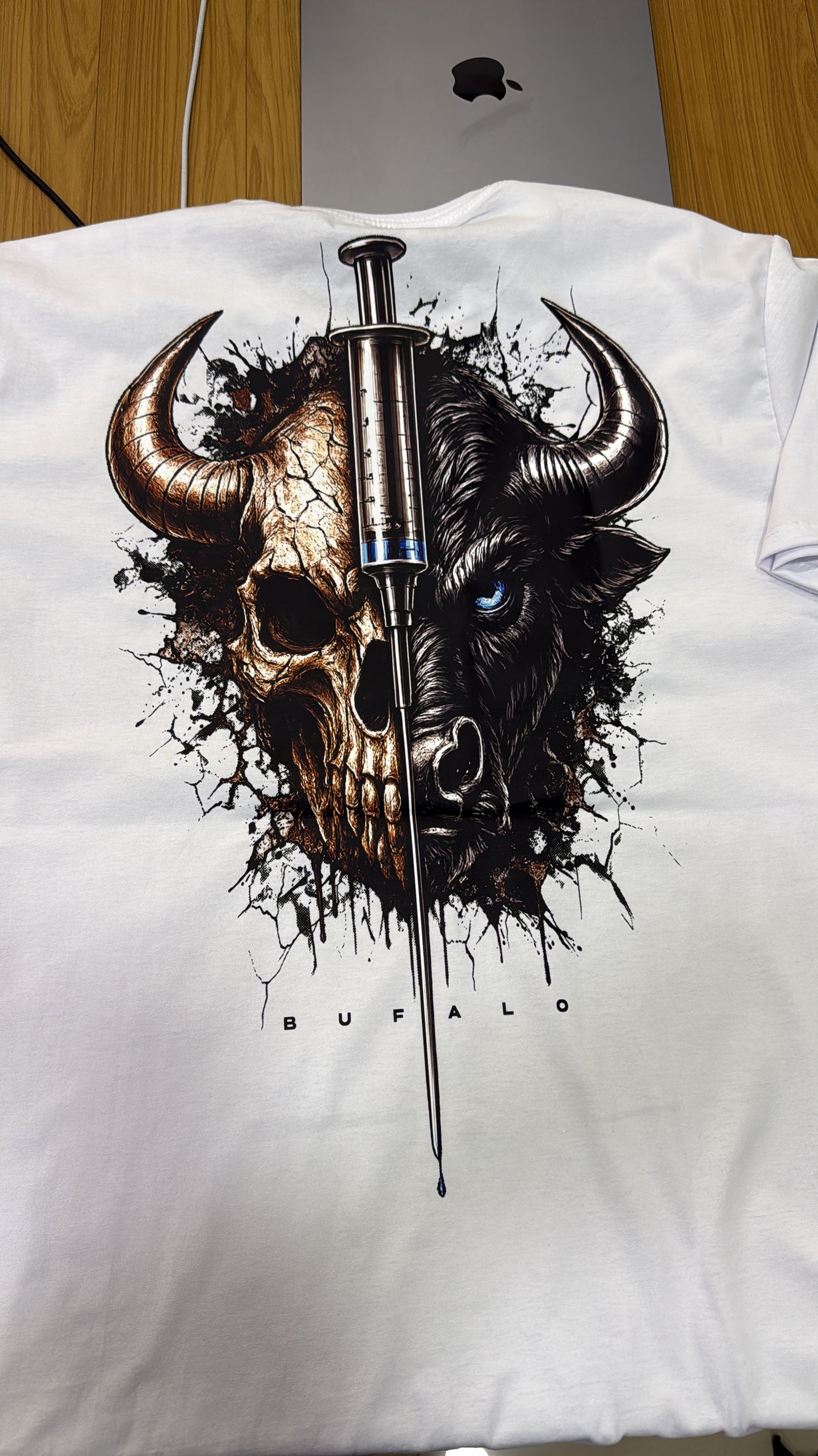 CAMISA OVERSIZED BRANCA SKULL