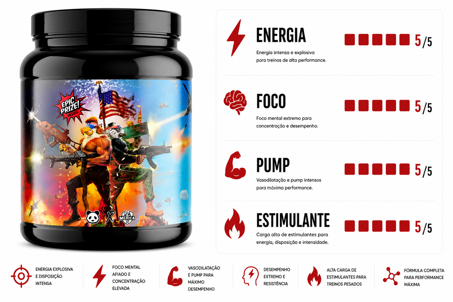 PRÉ TREINO FIRST BLOOD 548G