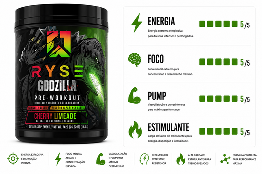 PRÉ TREINO GODZILLA RYSE - 722G