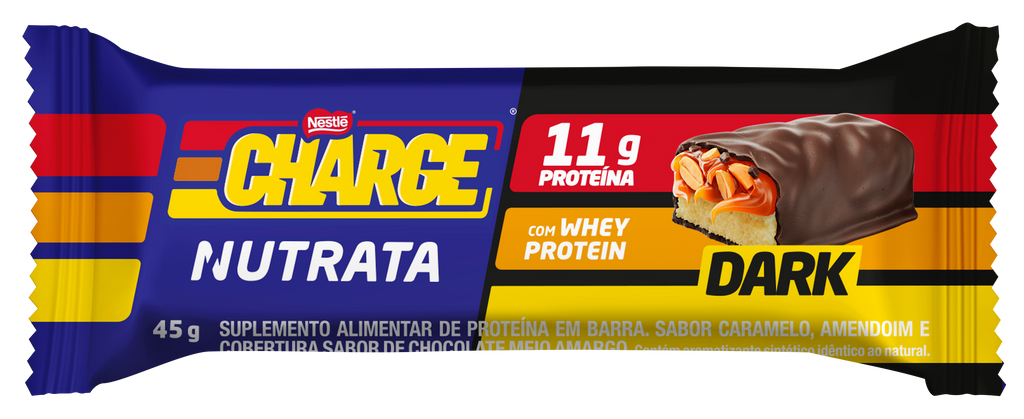 BARRA DE PROTEINA CHARGE DARK - 45G