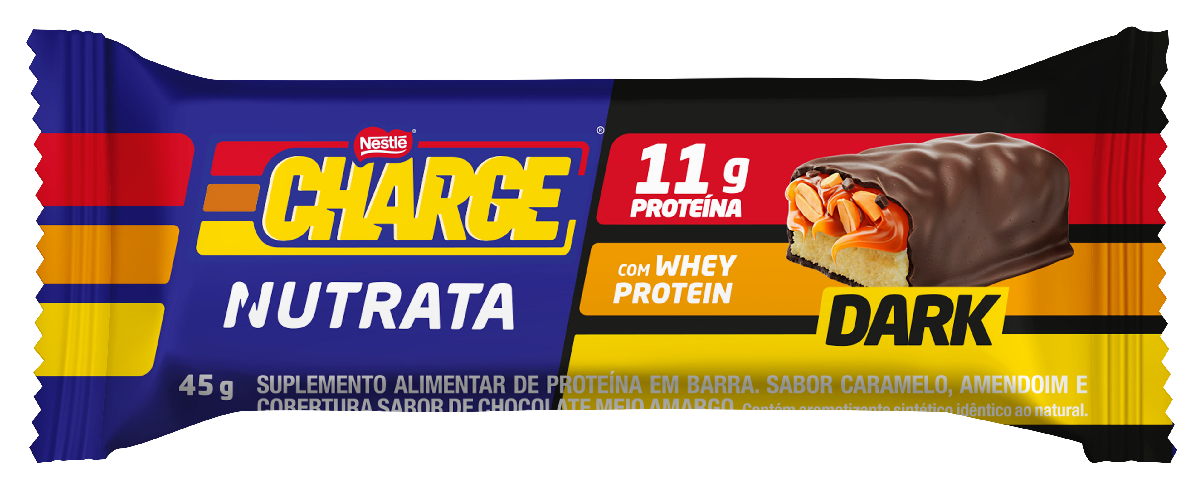 BARRA DE PROTEINA CHARGE DARK - 45G