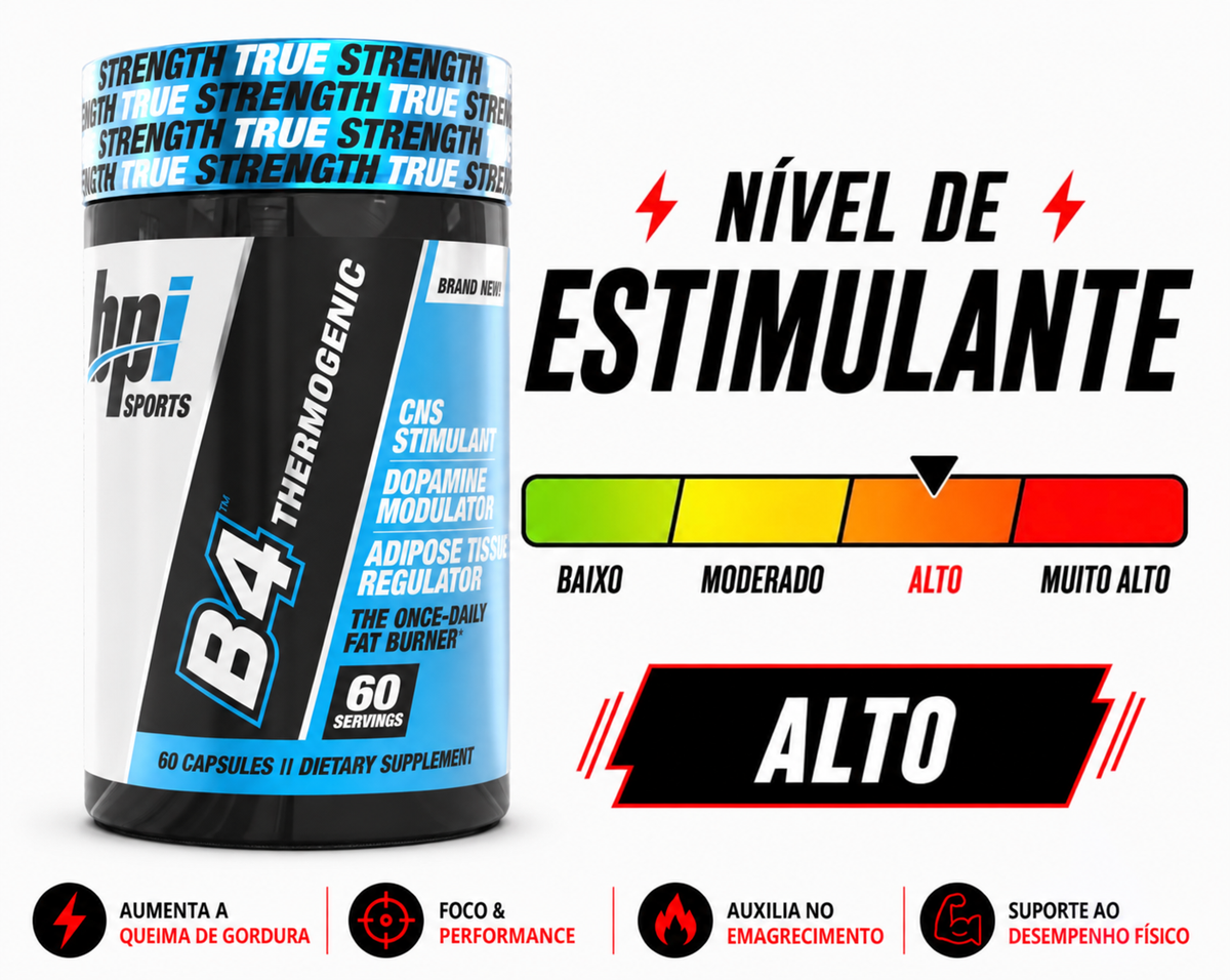 TERMOGÊNICO B4 BPI SPORTS - 60 CAPSULES