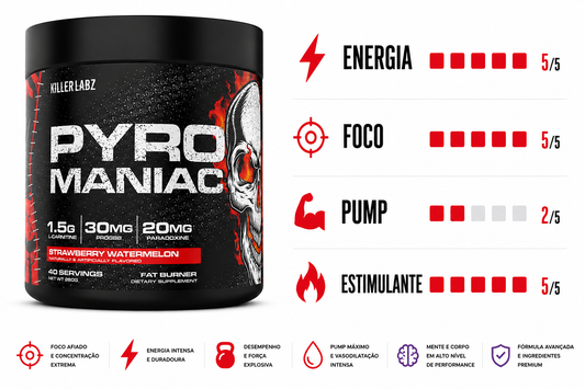 PRÉ + TERMO PYRO MANIAC - 260G
