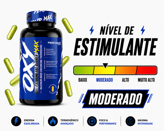 TERMOGÊNICO OXY MAX - 60 CAPSULES