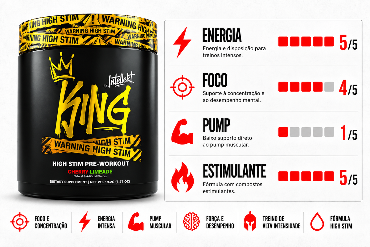 PRÉ TREINO KING HIGH STIM - 192G