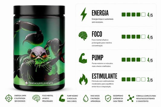 PRÉ TREINO PANDA SCORPION 565G