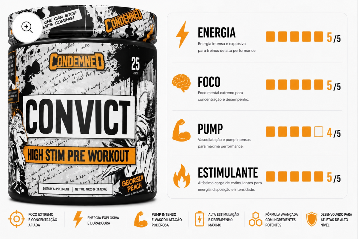 PRÉ TREINO CONVICT 418G