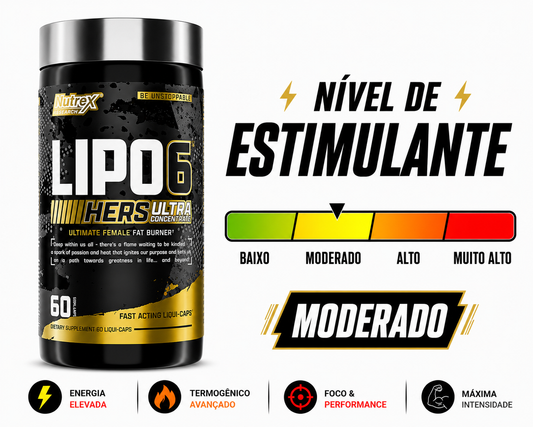 LIPO 6 HERS (MULHERES) ULTRA CONTRADO - 60 CAPSULAS
