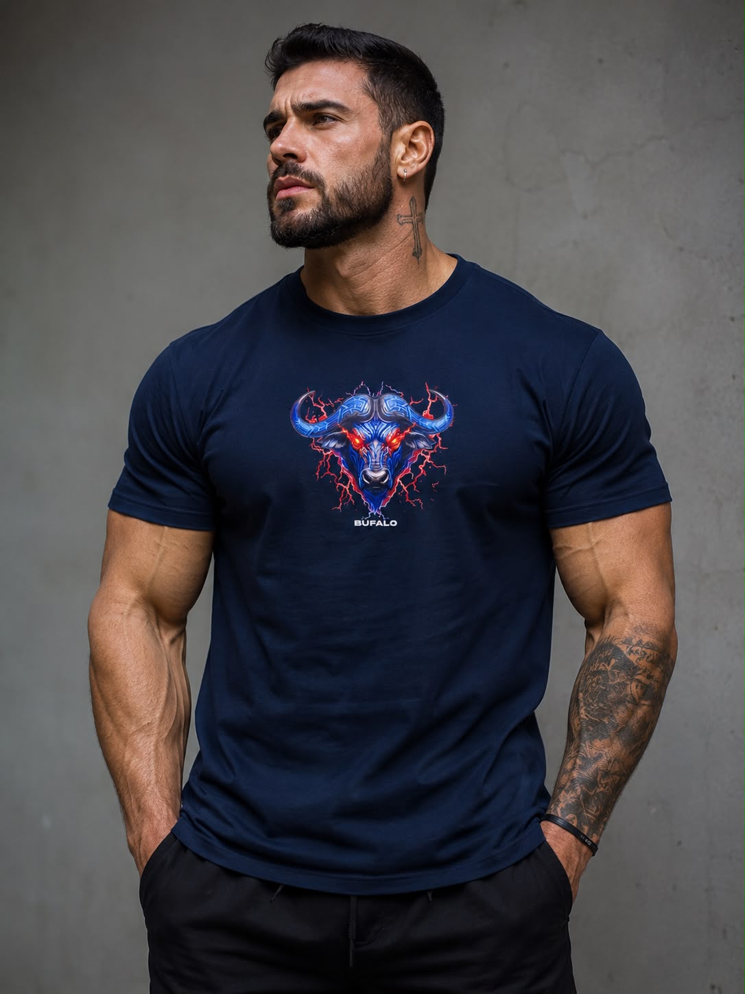 CAMISA OVERSIZED AZUL MARINHO
