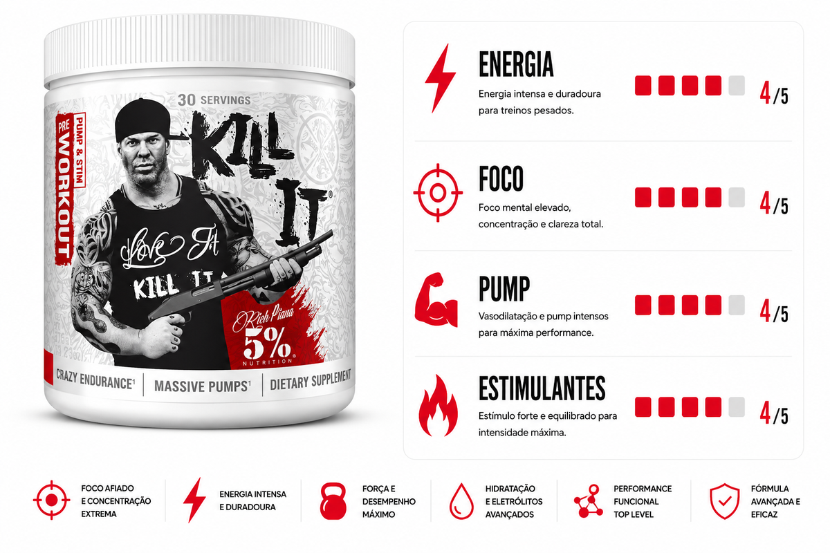 PRÉ TREINO IMPORTADO KILL IT - 400G