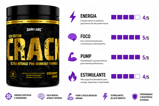 PRÉ TREINO CRACK GOLD - 353G