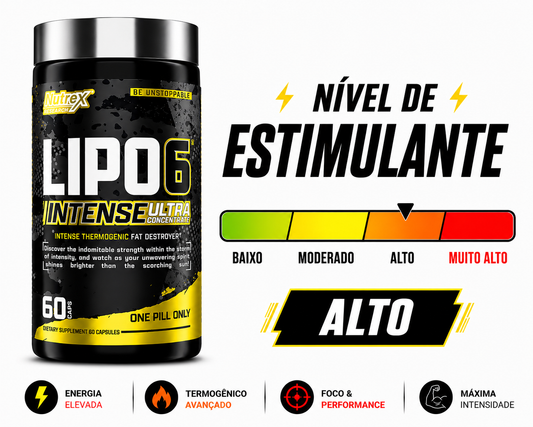 LIPO 6 BLACK INTENSE IMPORTADO - 60 CAPSULAS