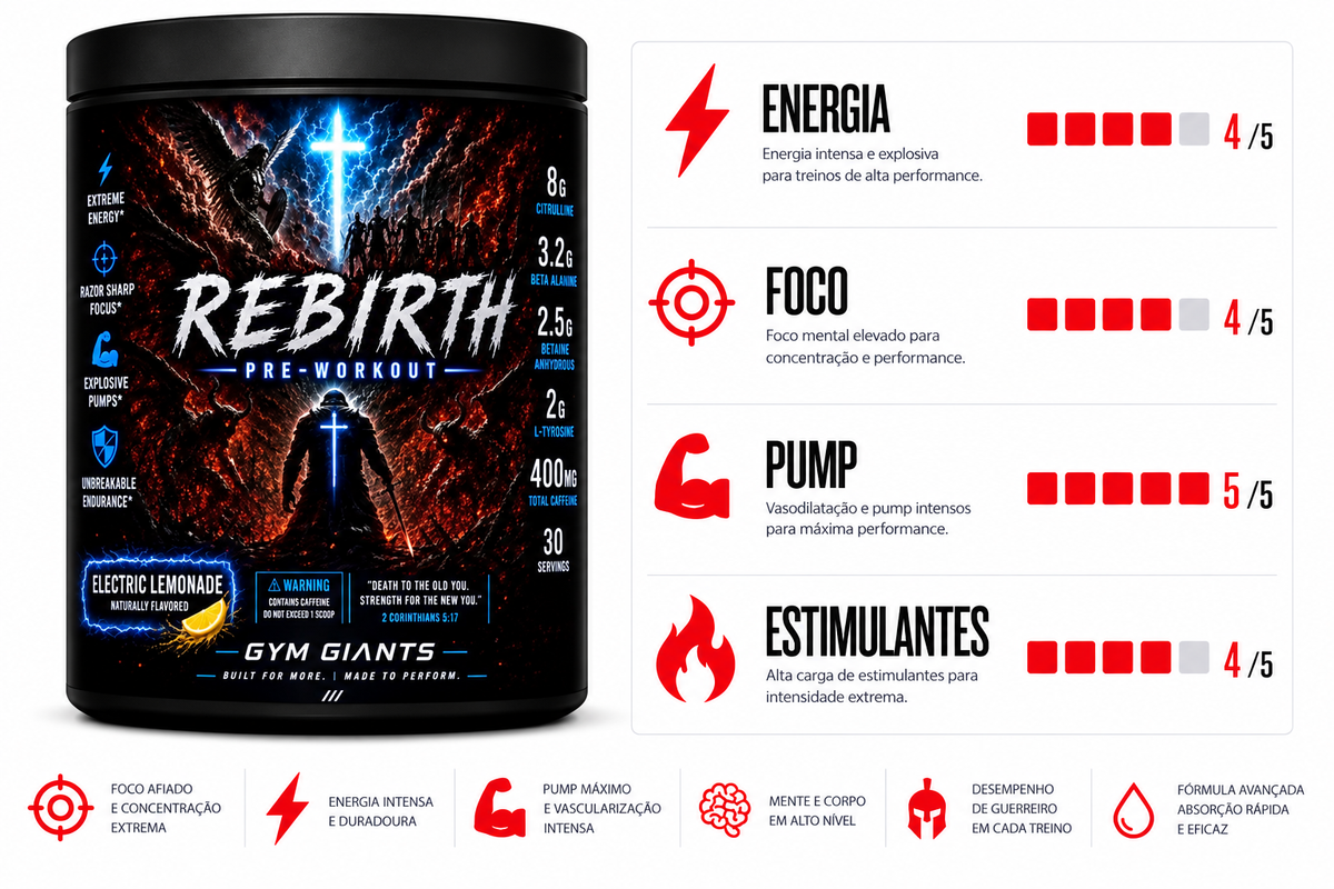 PRÉ TREINO REBIRTH - 672G
