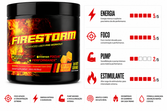 PRÉ TREINO FIRESTORM - 300G