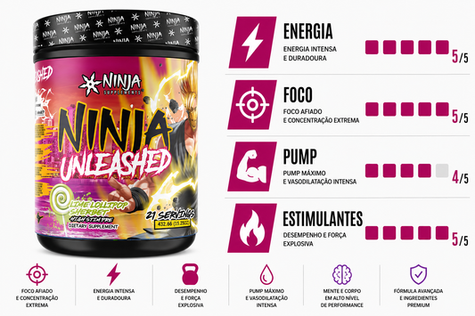 PRÉ TREINO NINJA UNLEASHED - 430G