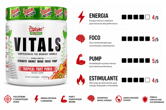PRÉ TREINO VITALS - 310G
