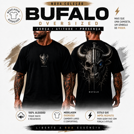 CAMISA OVERSIZED PRETA SKULL