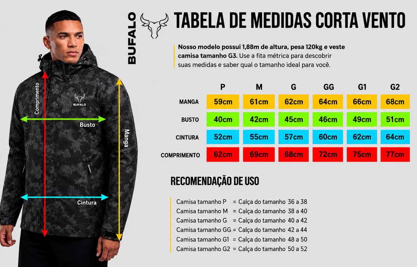 CORTA VENTO CAMUFLADA PRETA