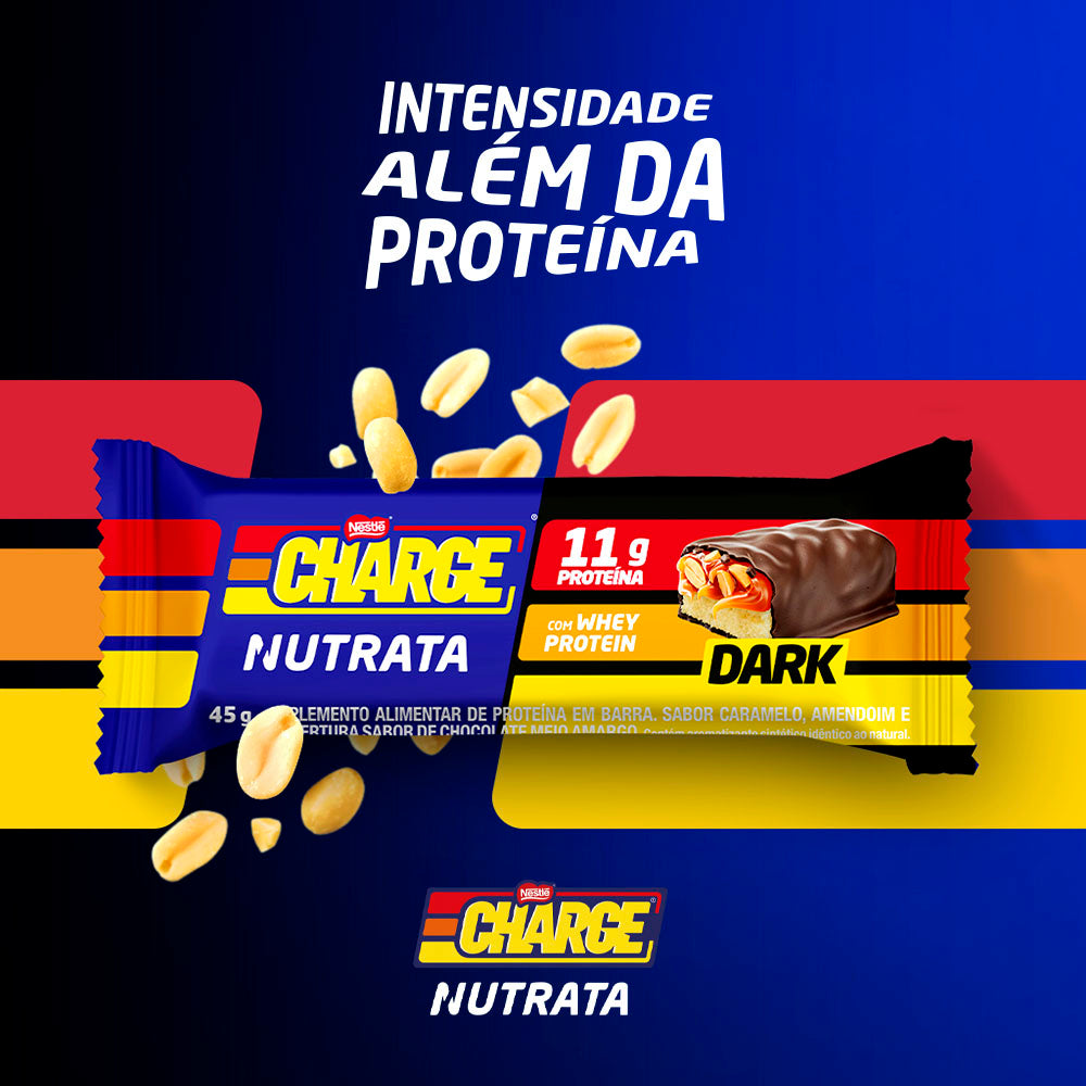 BARRA DE PROTEINA CHARGE DARK - 45G