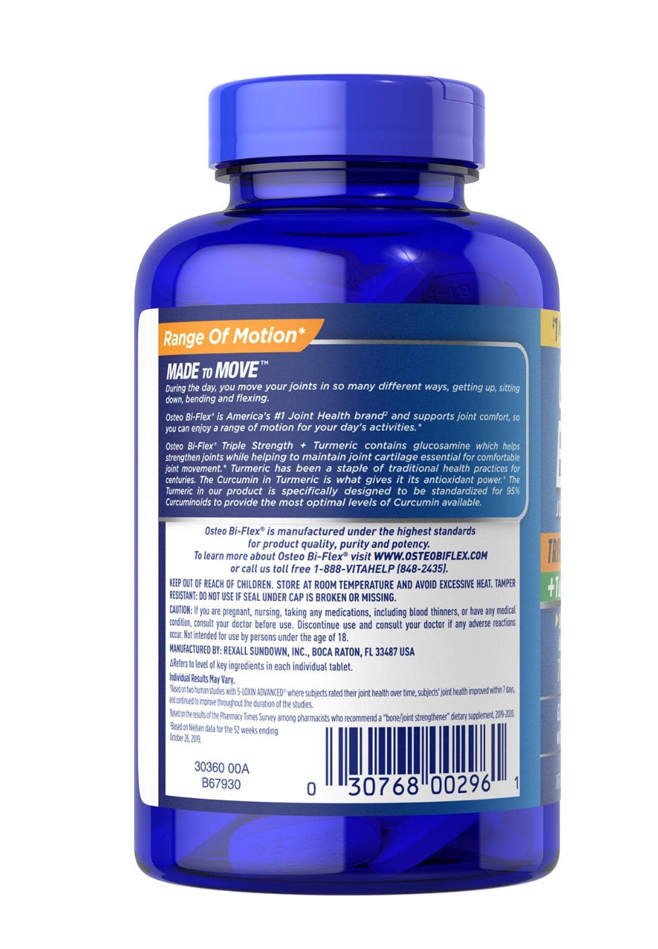 OSTEO BI-FLEX + CURCUMA 220 TABLETES