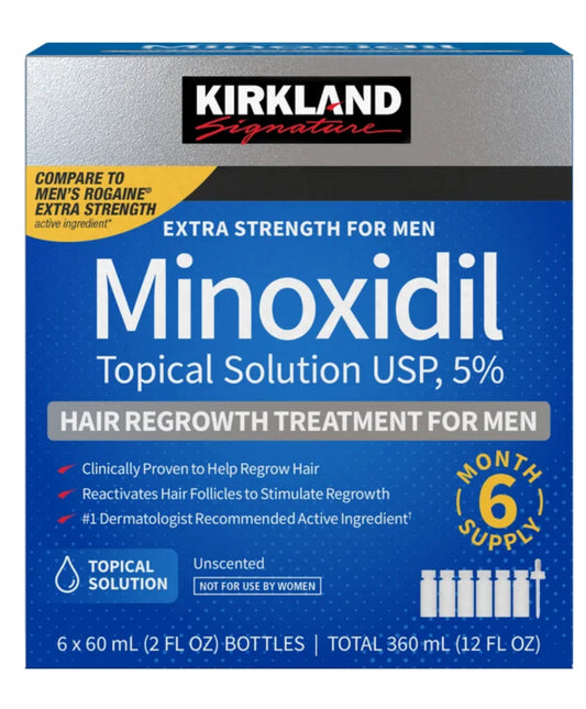 MINOXIDIL KIRKLAND IMPORTADO - RENDE 6 MESES
