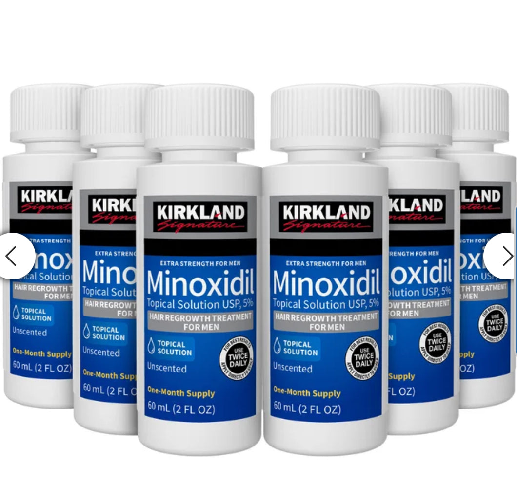 MINOXIDIL KIRKLAND IMPORTADO - RENDE 6 MESES
