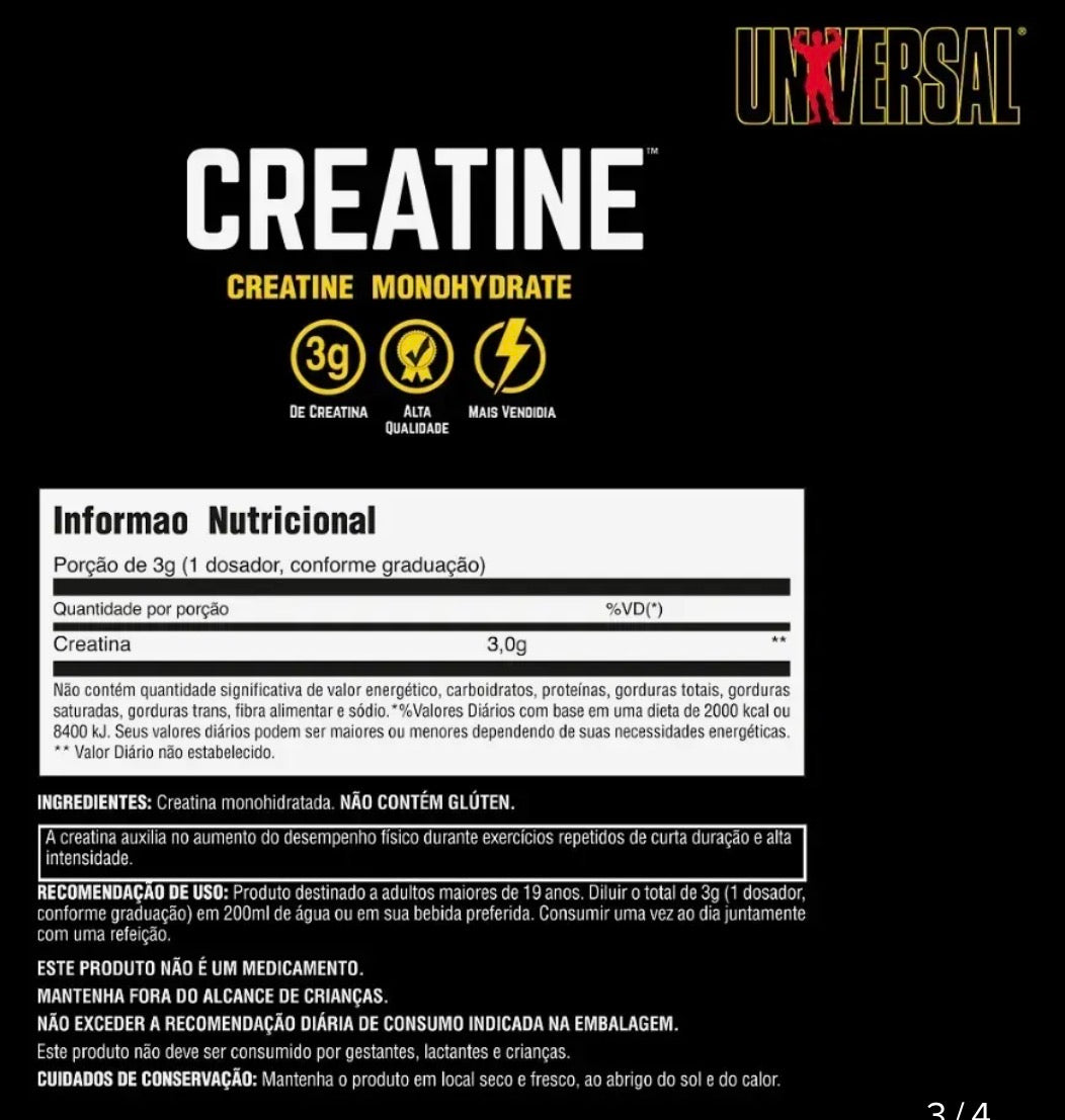 CREATINA UNIVERSAL 200G + 200G