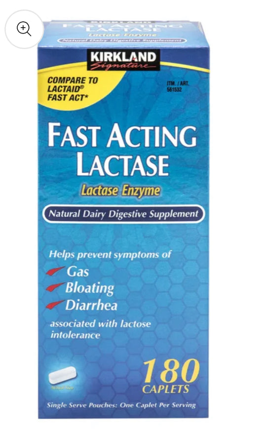 ENZIMA A LACTASE 180 DOSES