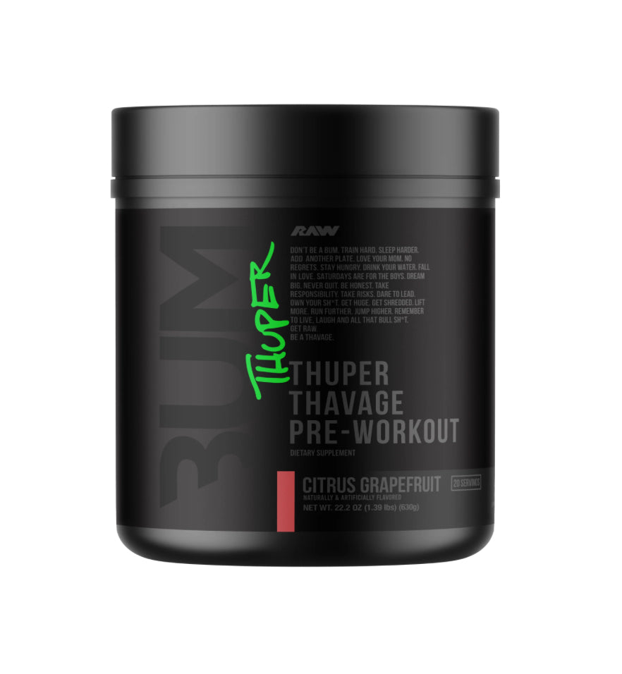 PRÉ TREINO THUPER THAVAGE RAW 630G