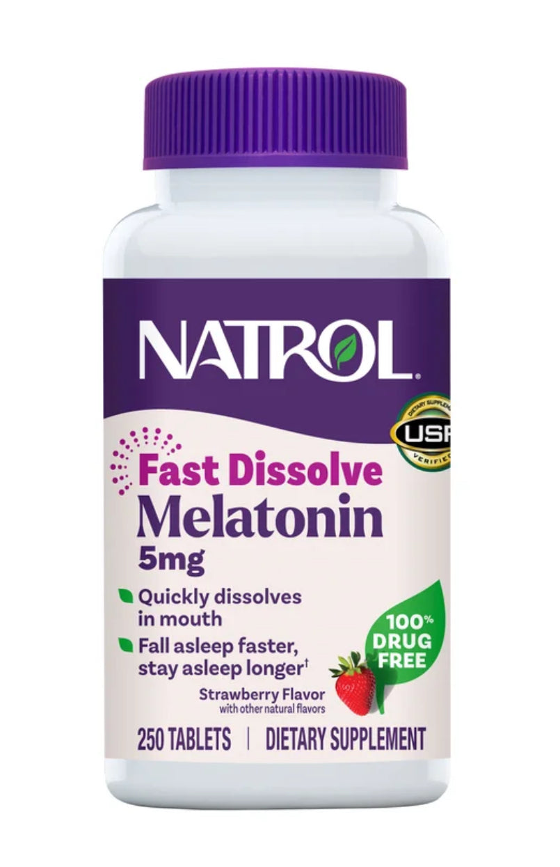 MELATONINA NATROL 5MG - 250 TABLETES