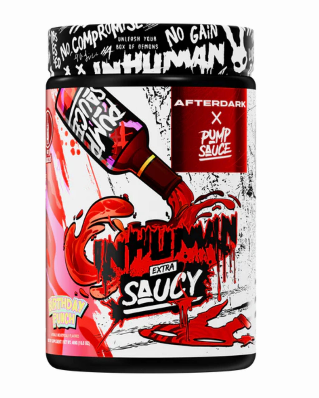 PRÉ TREINO INHUMAN EXTRA SAUCY 496G