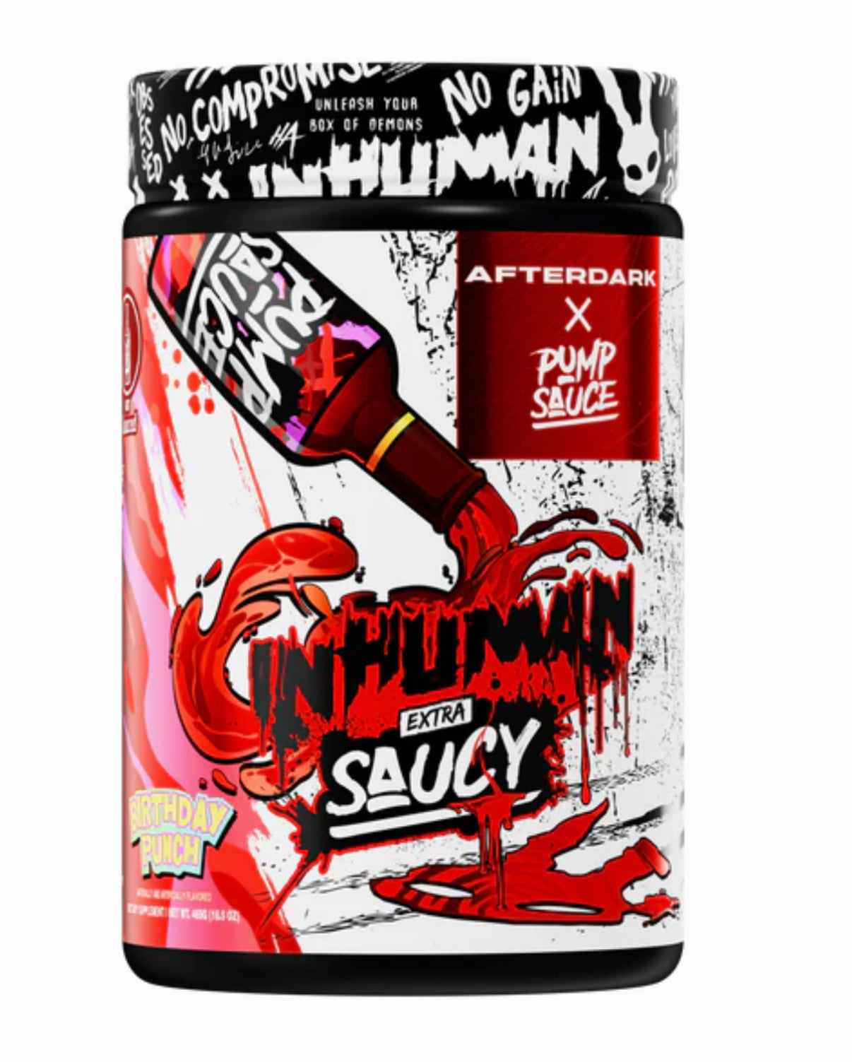 PRÉ TREINO INHUMAN EXTRA SAUCY 496G