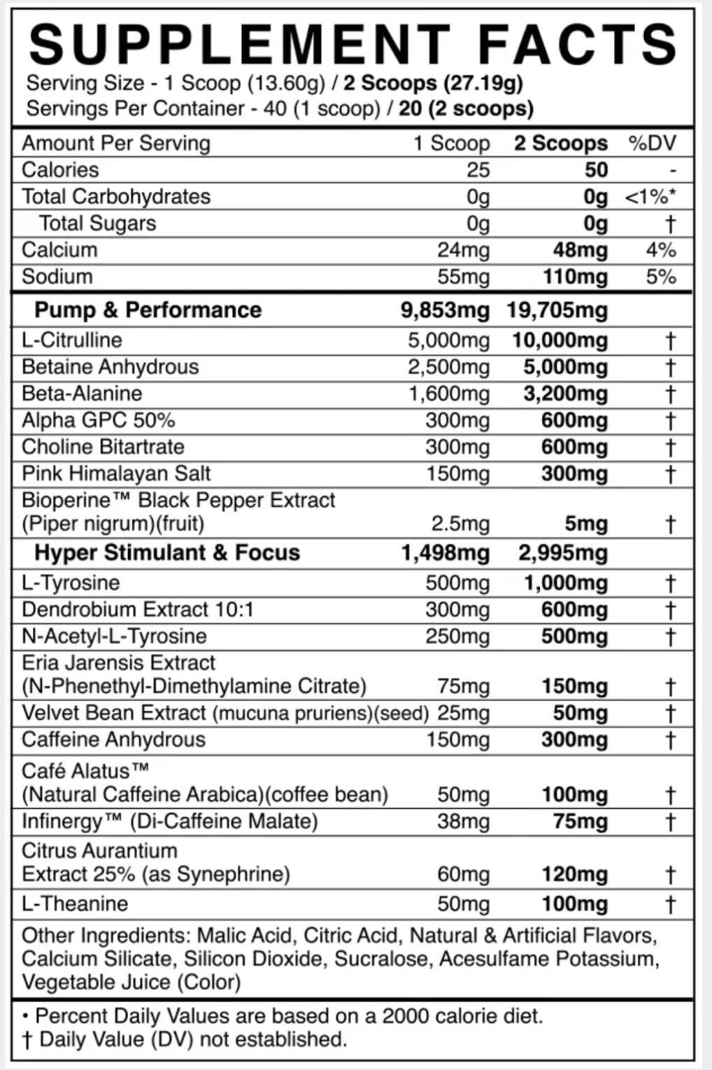 PRÉ TREINO DEFY BLACKMARKET 534G