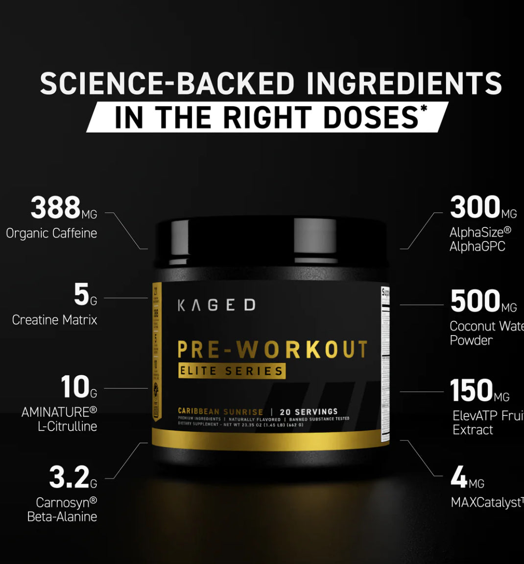 PRÉ TREINO KAGED ELITE 662G